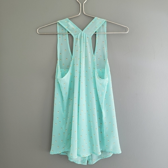 MINE Sheer sleeveless top S - Picture 2 of 7